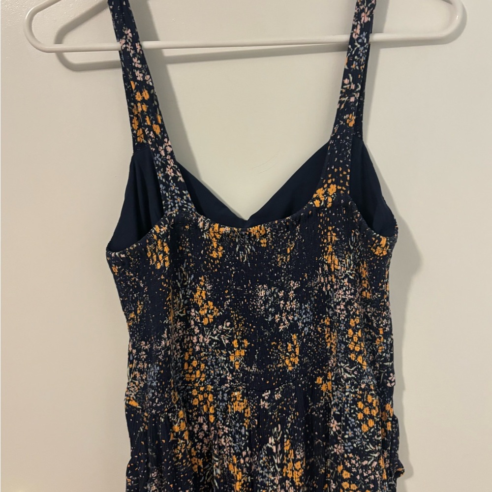 Stitch Fix Navy Floral Sleeveless Romper - Picture 4 of 5
